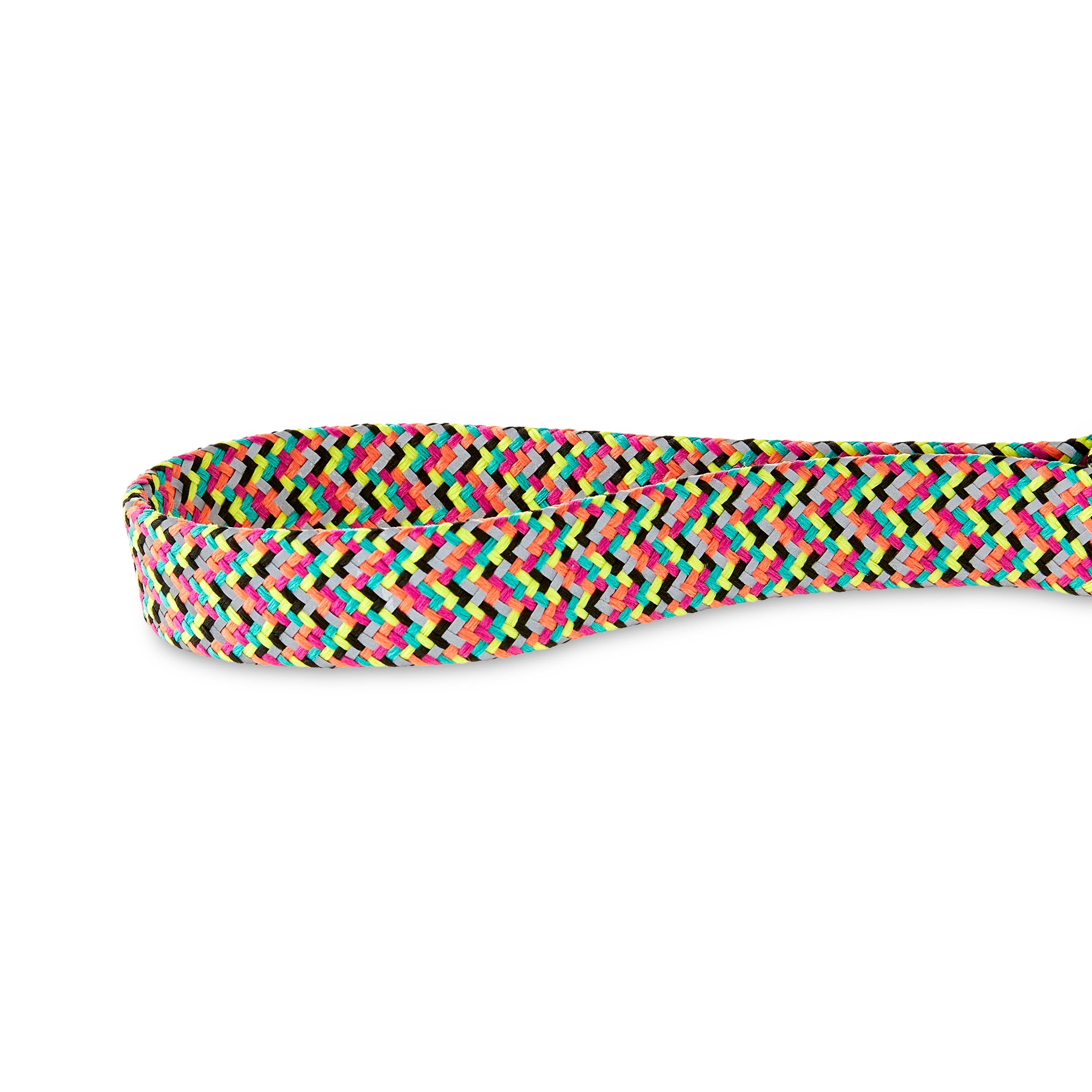 Vibrant Life Chevron Reflective Adjustable Dog Collar, Large