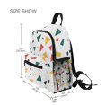 thumbnail image 3 of FORMRS School Backpack with Front Zippered Pocket 12" Student Travel Daypack, Retro Shapes, 3 of 6