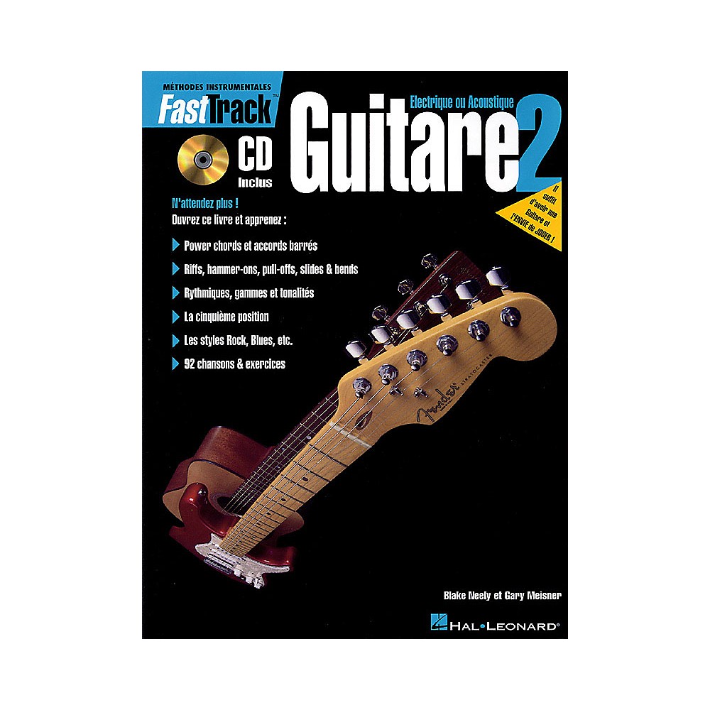 Hal Leonard FastTrack Guitar Method Book 2 French Edition BK/CD by