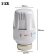 thumbnail image 4 of 4pcs Thermostatic Head Thermostatic Radiators Parts Thermostatic Valve Heating Anti-Freeze Protection Temperature Control Valve, 4 of 6
