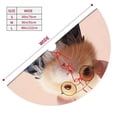 thumbnail image 3 of Lsque Cute Mouse In Glasses Print Christmas Tree Skirt, Tree Skirt with Ties or Velcro, Perfect for Holiday Decorations, Halloween, and New Year-48", 3 of 7