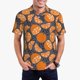 thumbnail image 1 of Fotbe Various Oranges Camiseta Polo de Golf para Hombre con Estampado – Camisa Deportiva Transpirable con Cuello Abotonado-Small, 1 of 6