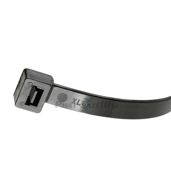 PHATSAT 21 Inch Long Zip Ties – Strong Nylon Cable Ties for Bundling, Wiring & Organizing (5 pieces, Black)