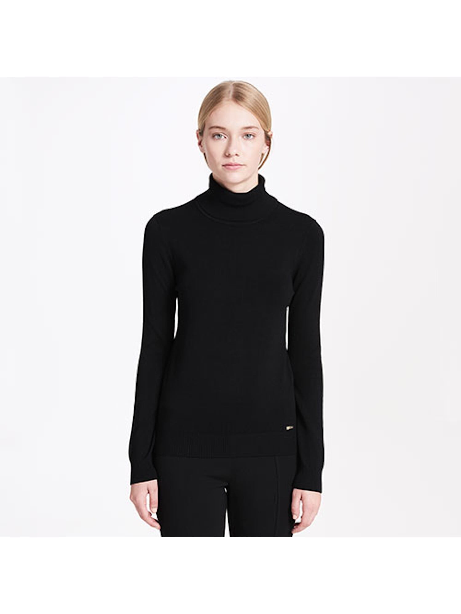 calvin klein black turtleneck