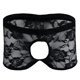 thumbnail image 3 of iEFiEL - Calzoncillos tipo bóxer de lencería sexy para hombre, calzoncillos transparentes de encaje transparente con trasero abierto, ropa interior para mariquitas, 3 of 5