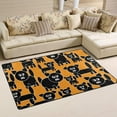 thumbnail image 2 of Dreamtimes Lightweight Soft Area Rugs 31x20 Inch, Black White Animals Floor Mat Doormat for for Rooms Entrance Hardwood Floor Living Room 2'7" x 1'8"） Nursery Rugs, 2 of 6