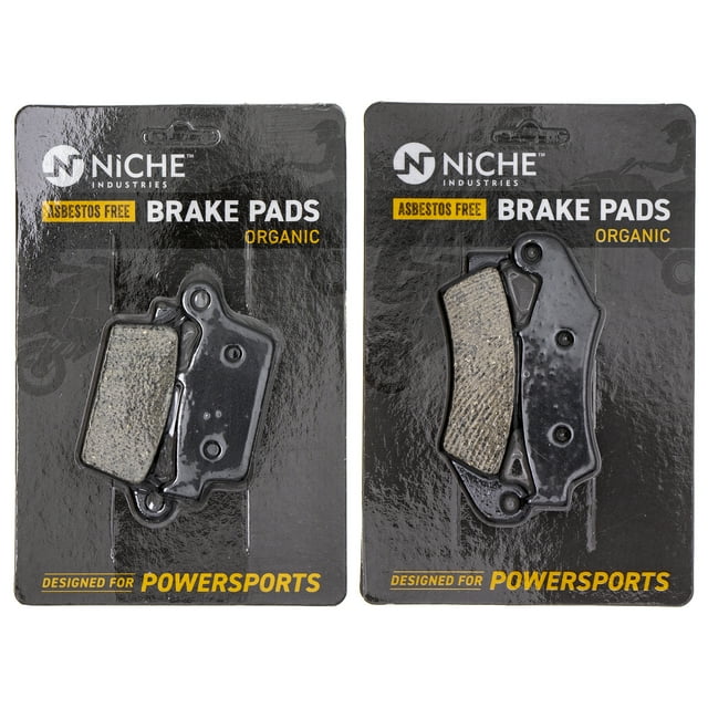 Niche Complete Organic Brake Pad Set for Honda CR250R Motorcycle MK1002491