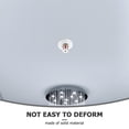 thumbnail image 2 of KAKOWELY 12pcs Universal Plastic Fire Sprinkler Cover Plate - Detachable Design For Easy Maintenance High-Temperature Resistant For Home Industrial Office,2.48X"X2.48"X0.39", 2 of 5