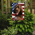 thumbnail image 2 of Carolines Treasures CK6729GF Sussex Spaniel Dog American Garden Size outdoor-flags, Multicolor, 2 of 3