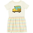 thumbnail image 3 of Inktastic Cute School Bus Girls Toddler Dress, 3 of 5