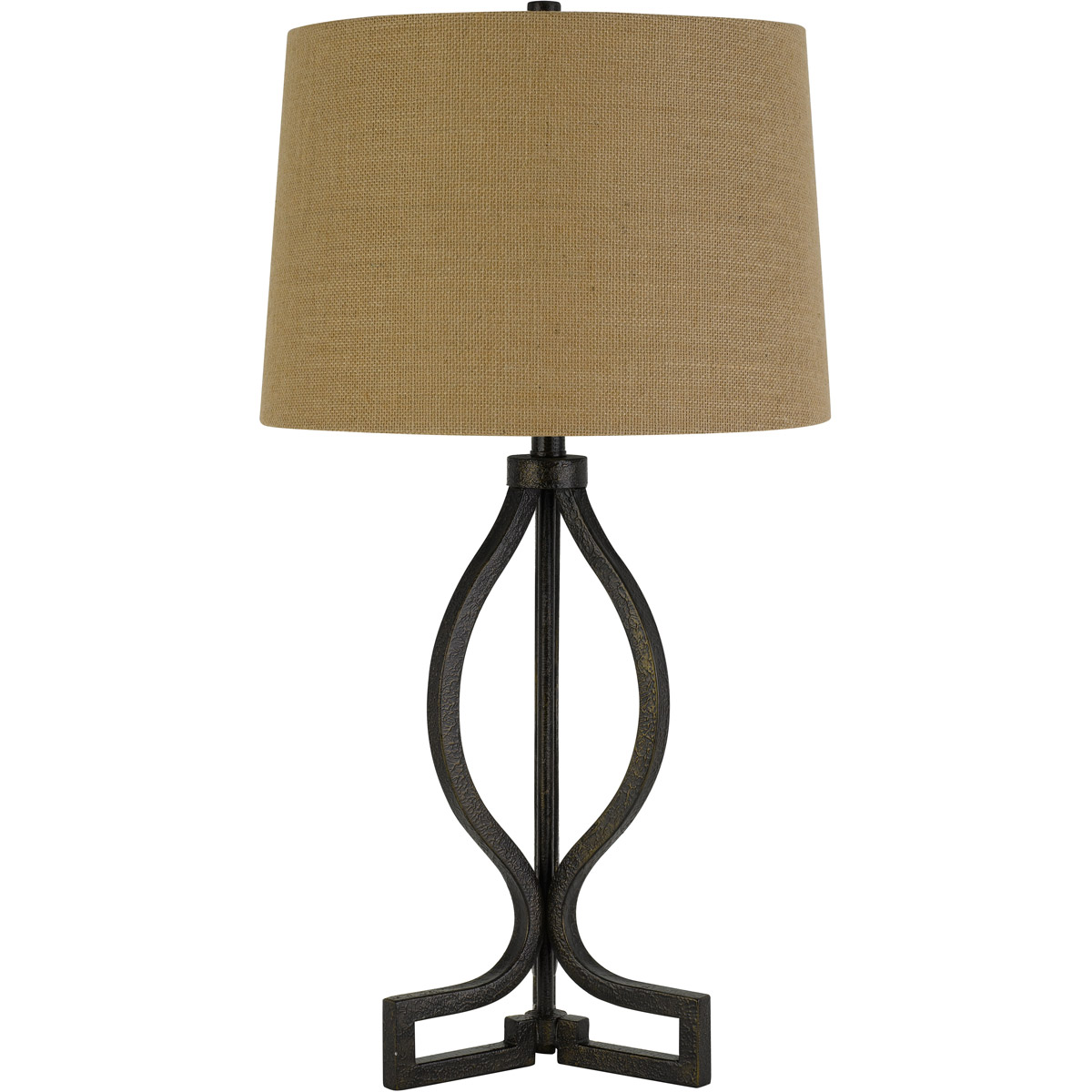 Table Lamps 1 Light Fixture With Rust Tone Finish Iron Material E26 17