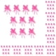 thumbnail image 2 of Ounissouiy 10 piezas Bow Pull Decor Arts Embalaje festivo DIY Crafts Ligero Impreso Plástico Hand-Pulled Flower Heart / Light Pink Corazón/Rosa Claro 10piezas Ounissouiy CBP588581, 2 of 4