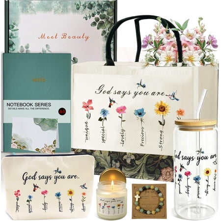 Christian Religious Gifts for Women, Inspirational Catholic Gifts set 8 count | Birthday Graduation Christmas Ideas Gifts for for Mom, Grandma, Teacher or a Sister in Christ
