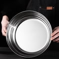 thumbnail image 6 of Stainless Steel Mixing Bowls,12.6 Inch Large Metal Basin with Mirror Finish,Heavy-Duty Salad Dough Bowl,Kitchen Prep Bowl,Dishwasher Safe,Metal Bowls for Home and Commercial Cooking(Silver), 6 of 9