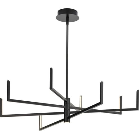 

Progress Lighting P400261-30 Pivot Led 8 Light 40 Wide Led Chandelier - Black