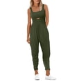 thumbnail image 4 of UAMVSH Womens Running Workout Athletic Rompers Hiking Outfits Gym Overall Jumpsuits with Pockets, 4 of 7