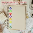 thumbnail image 6 of Number Circle Stickers Round Color Coded Self-Adhesive Labels Red-Violet, 6 of 7