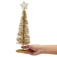 thumbnail image 3 of Decoraciones de mesa navideñas Juvale Gold Paquete de 2 7,5 x 26,7 cm, 3 of 5