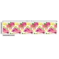 thumbnail image 3 of Ambesonne Tropical Fabric by the Yard Upholstery, Plumeria Hibiscus Exotic, 1 Yard, Hot Pink Reseda Green, 3 of 5