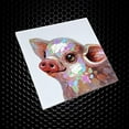 thumbnail image 6 of Urbalabs Farmhouse Pigs Pig Gifts For Pig Lovers Wall Canvas Wall Art 16 x 16 Print Abstract Animal Art Textured Paint Canvas Paintings Pop Art Pig Decor Prints Modern Wall Decor (16x16), 6 of 7