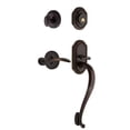 thumbnail image 2 of Nostalgic Warehouse Rope Rosette S Grip Entry Set Swan Lever in Timeless Bronze, 2 of 3