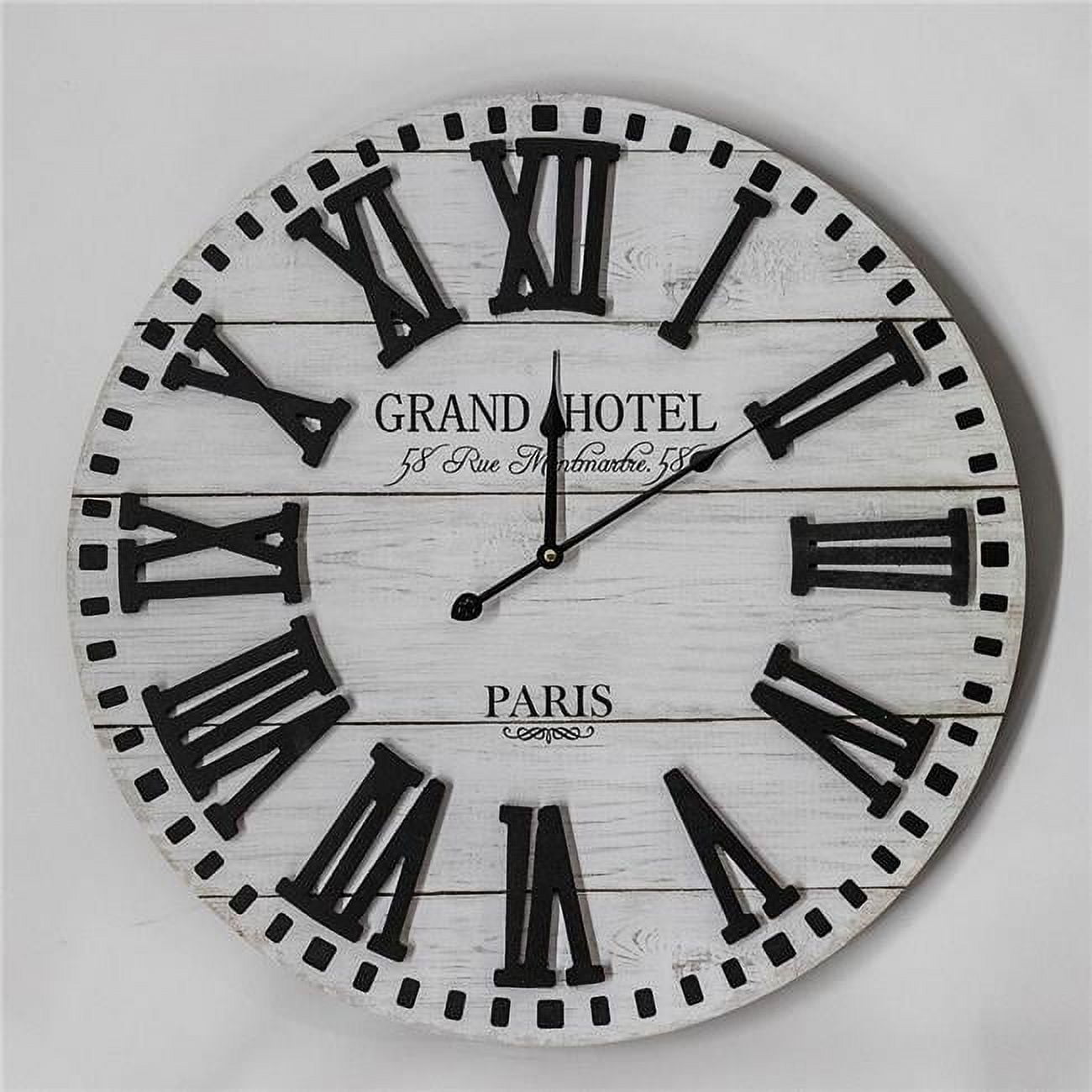 MDR Trading Inc. FP MIN 383 Grand Hotel Paris With Roman Numerals Wall Clock