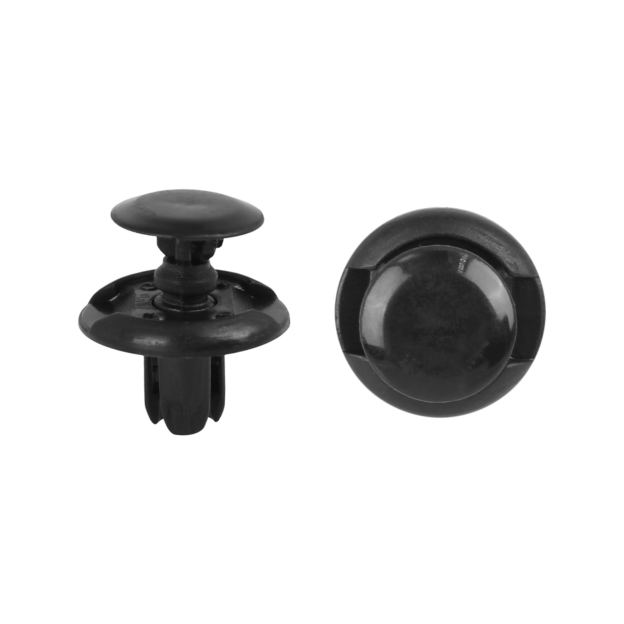 Unique Bargains 20pcs Plastic Black Retainer Clips