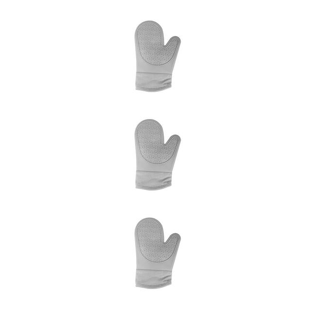 Guantes de Silicona Impermeables Wosthever Antideslizantes Gris