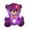 Purple, variant on Wanfds LED Cartoon Teddy Bear Plush Doll Night Light Up Stuffed Animal Sleep Toy Gifts for Toddlers, Baby, Kids, Boys, Girls, Birthday, Valentines, Easter