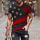 thumbnail image 5 of Blusa Del Día de la Independencia de los Hombres, Suéter de Impresión Casual Cuello Redondo para Uso Al Aire Libre Y Diario, Camiseta Patriótica de Moda, 5 of 8