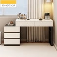 thumbnail image 4 of Led Chair Lacquer Dressing Table Container Nordic Comfortable Dressing Table Dressers Bedroom Tocador Maquillaje Home Furniture My Lux Decor Round, 4 of 20