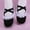 Black, variant on FITORON Ballet Slippers for Kids Girls - Canvas Split Sole with Ruffled Lace & Elastic Straps, Khaki Dance Shoes Gift,Size 5.5-6 Years