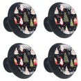 thumbnail image 2 of 4 Pcs Christmas Tree Knobs for Kitchen Cabinet Cupboard Dresser Bookcase Drawer Pulls Handles Round Home Decor, 2 of 8