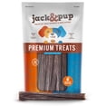 thumbnail image 1 of Jack&Pup 6” Beed Gullet Sticks, Odor Free Joint Health Support Dog Chews, 25 Pack, 1 of 2