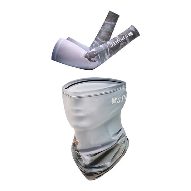 Mangas para brazos, polainas para el cuello, protección solar, bufanda transpirable, mangas refrescantes para brazos Aeroespacial