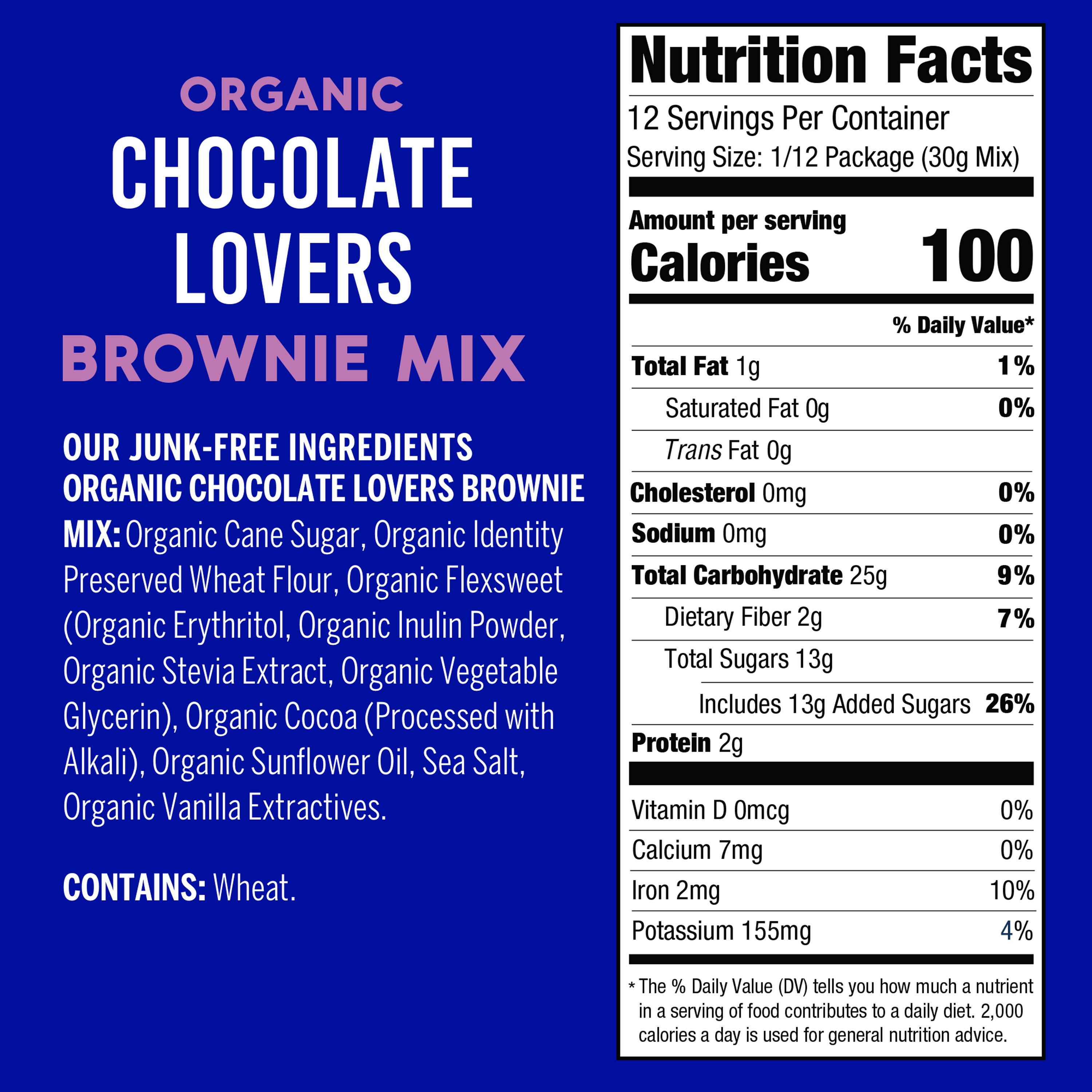Foodstirs Baking Mix Chocolate Brown Lovers, 12.55 oz