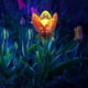 thumbnail image 5 of Lámpara de flor hueca de hierro forjado, lámpara de césped, lámpara LED, lámpara decorativa de jardín, luz de suelo, luz de jardín, 5 of 7