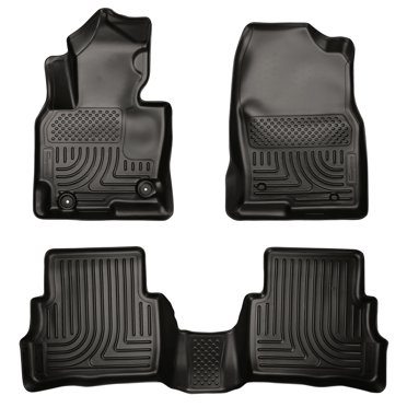 Husky Liners WeatherBeater Floor Mats 1st & 2nd Row for 2013-2017 Honda ...