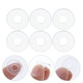 Pingxizhi 50pcs Clear Plastic Replacement Washers Flat Washers for
