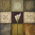 thumbnail image 2 of Marcon, Michael 26x26 White Modern Wood Framed Museum Art Print Titled - Flourish I, 2 of 4