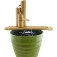 thumbnail image 2 of Lifegard Aquatics Bamboo House Fountains Kit – Tubing, Decorative Pot, Plant Holder, Fisherman Figurine – Complete Corded Electric Kits for Indoor/Outdoor Use – Water Resistant, Quiet One Pumps – 10", 2 of 6
