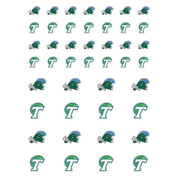Tulane Green Wave Small Sticker Sheet - 2 Sheets