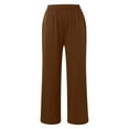 thumbnail image 5 of Women's Trousers Suit Comfortable And Stylish Knit Top With Wide Leg Pants For Everyday Wear In Autumn And Winter lounge sets, 5 of 6