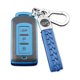 thumbnail image 1 of Kenally Funda para llave de coche a prueba de arañazos de 3 botones, funda para llaves de vehículo, decoración de llavero, reemplazo de automóvil Automoción decorativa y accesorios Azul Kenally VI017246-03B, 1 of 6