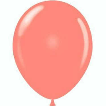 12 Tuftex Coral Balloons 17" Made In USA