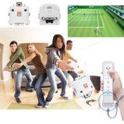 Wii Motion Plus Adapter-External Remote Motion Plus Sensor Controller -White,Set2 Pack
