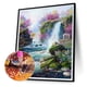 thumbnail image 2 of Cuadros Decorativos Cuadros Decorativos Kit de cascada de pintura de diamante de taladro redondo com Tmvgtek embutido en tela, 2 of 8