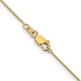 thumbnail image 4 of Auriga 10K Yellow Gold .65 mm Diamond-cut Wheat Chain Necklace for Women 24", 4 of 6