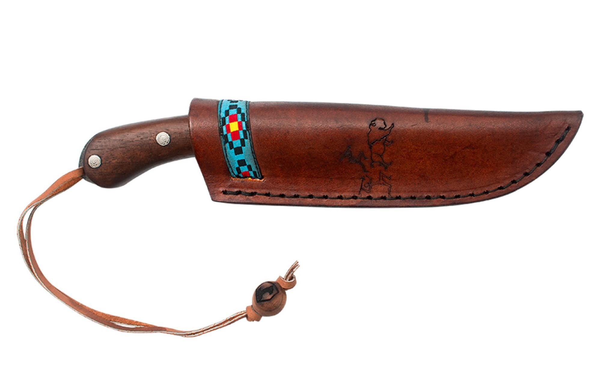 Condor CTK2825-4.3HC Blue River Walnut Fixed Blade Knife + Sheath
