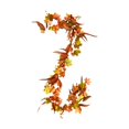 thumbnail image 1 of Corona artificial de Halloween Gloria adorno colgante de pared guirnalda reutilizable Hojas, 1 of 9